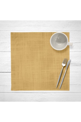 2 serviettes de table Mostaza - Jaune