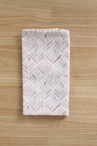2 serviettes de table en coton biologique Kan - Rose