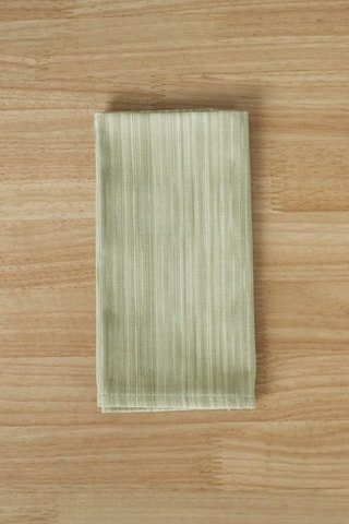 2 serviettes de table en coton biologique Lesa - Vert