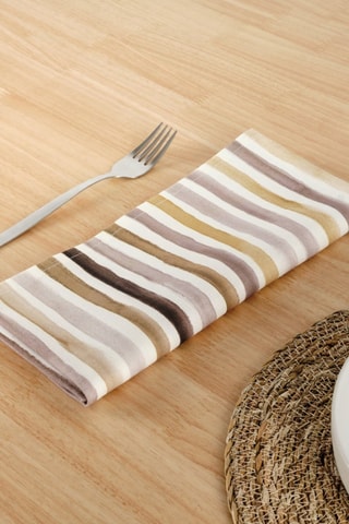 2 serviettes de table Naiara - Marron