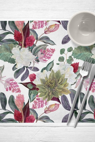 2 guardanapos Branco e verde