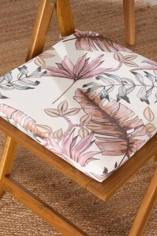 Coussin de chaise - Blanc - 40 x 40 x 5 cm