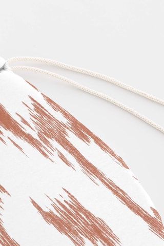 Coussin de chaise d'extérieur Mahón - Rouge et blanc - 48 x 42 cm