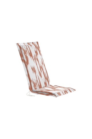 Coussin de chaise-longue Mahón - Rouge et blanc - 4 x 41 x 37 cm