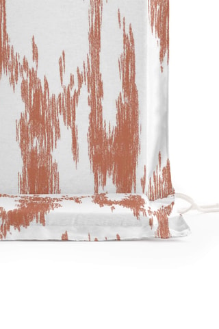 Coussin de chaise-longue Mahón - Rouge et blanc - 4 x 41 x 37 cm