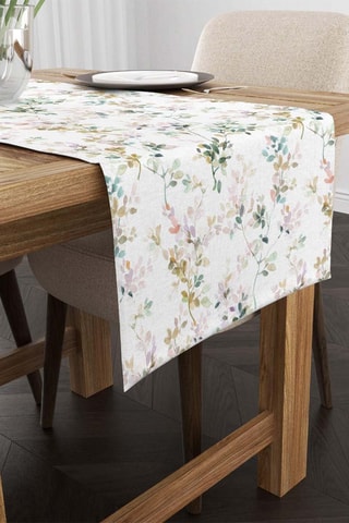 Caminho de mesa - Branco - 45 x 140 cm
