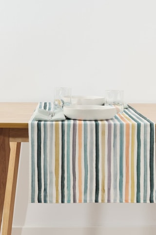 Chemin de table Naiara - Multicolore - 45 x 140 cm