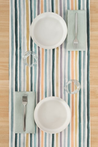 Chemin de table Naiara - Multicolore - 45 x 140 cm