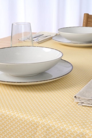 Runner in cotone bio Adelina  - Giallo - 150 x 50 cm