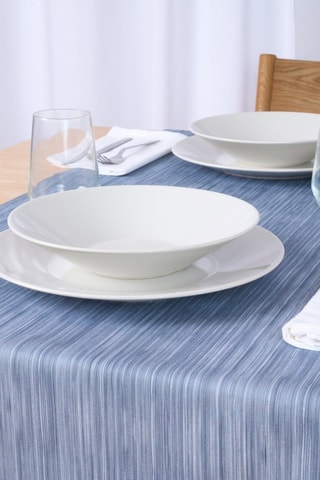 Chemin de table Lesa - Bleu - 150 x 50 cm
