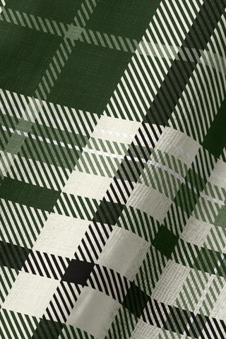 Chemin de table en coton biologique - Vert - 50 x 150 cm