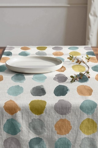 Chemin de table en coton biologique - Blanc - 50 x 150 cm