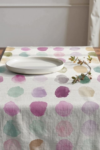 Chemin de table en coton biologique - Blanc - 50 x 150 cm