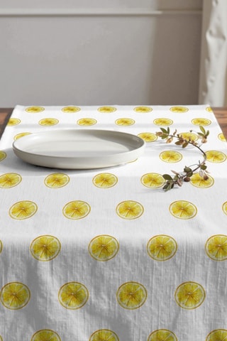 Chemin de table en coton biologique - Blanc - 50 x 150 cm