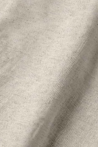 Chemin de table antitache en coton biologique - Beige - 50 x 150 cm