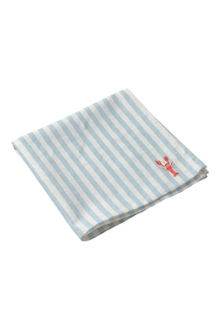 4 serviettes de table - Ciel