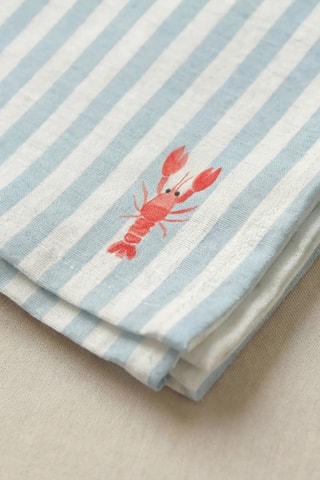 4 serviettes de table - Ciel