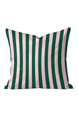 Housse de coussin - Rose et vert - 45 x 45 cm