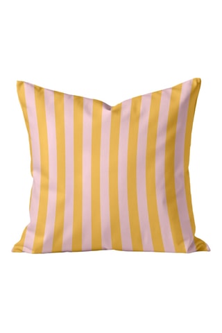 Housse de coussin - Jaune et rose - 45 x 45 cm