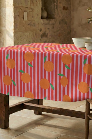 Toalha de mesa - Rosa e vermelho