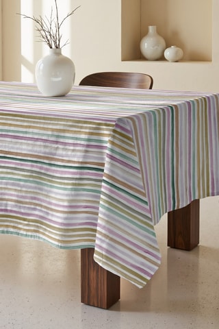 Nappe antitache  - Blanc et vert