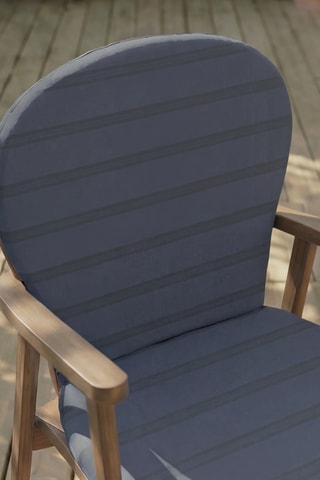 Coussin pour chaise de jardin - Bleu marine - 93 x 47 x 5 cm
