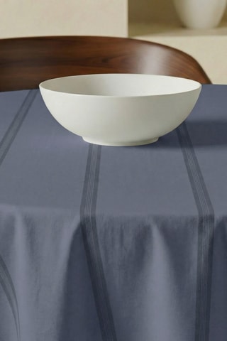 Nappe antitache ronde - Bleu cobalt et anthracite