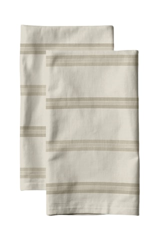 2 torchons - Beige