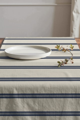 Chemin de table en coton biologique - Beige - 50 x 150 cm