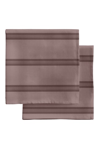 4 serviettes de table - Vieux rose