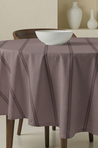 Nappe antitache ronde - Vieux rose