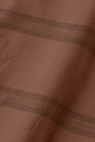 Chemin de table en coton biologique - Rouge brique - 50 x 150 cm