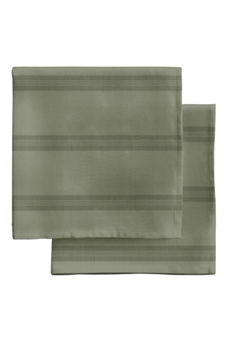 4 serviettes de table - Vert clair