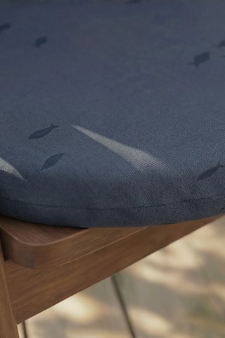 Coussin pour chaise de jardin - Bleu marine - 93 x 47 x 5 cm