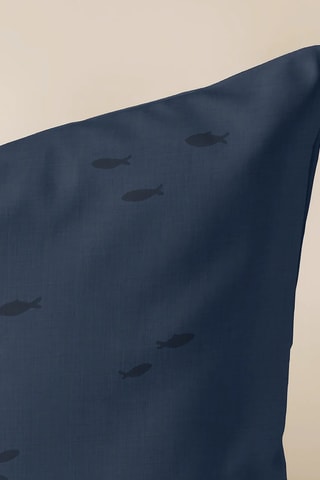 Housse de coussin - Bleu marine - 45 x 45 cm