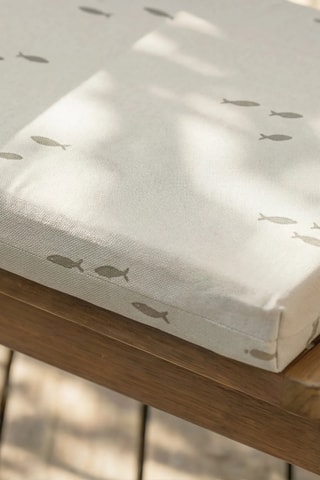 Coussin d'assise pour chaise de jardin - Beige - 40 x 40 x 5 cm
