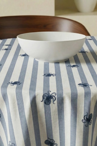Nappe antitache ronde - Bleu
