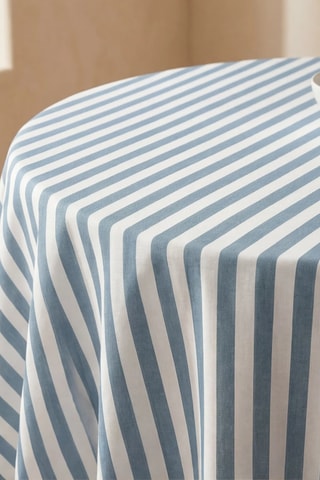 Nappe antitache ronde - Bleu marine
