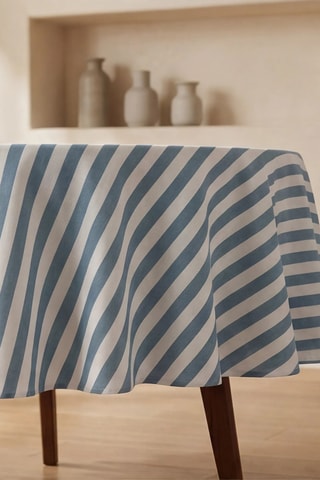 Nappe antitache ronde - Bleu marine