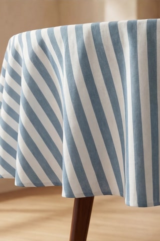 Nappe antitache ronde - Bleu marine