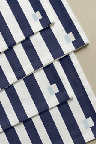 4 serviettes de table - Bleu marine