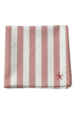 4 serviettes de table - Rouge et blanc