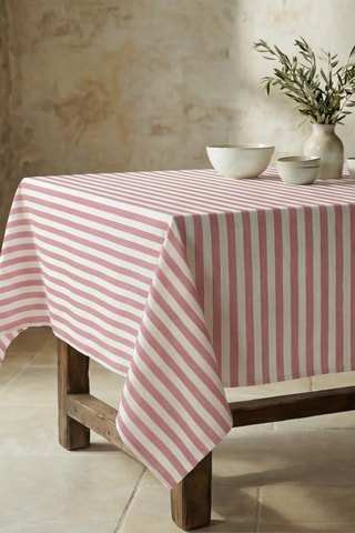 Nappe antitache  - Rouge et blanc