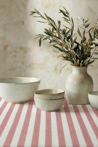 Nappe antitache  - Rouge et blanc