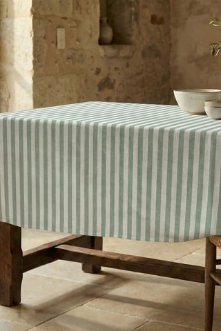 Nappe antitache  - Vert et blanc