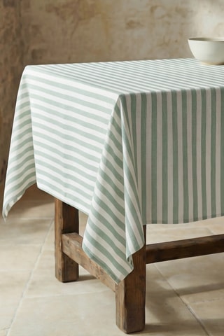 Nappe antitache  - Vert et blanc