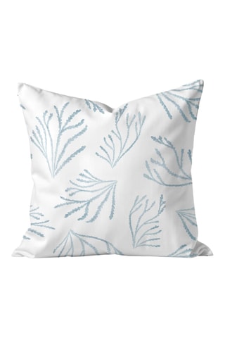 Housse de coussin - Bleu et blanc - 45 x 45 cm