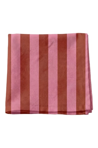 4 serviettes de table - Rouge et rose