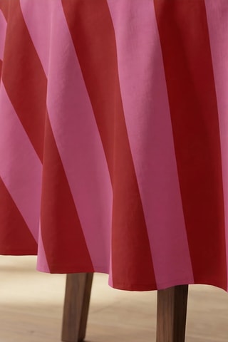 Nappe antitache ronde - Rouge et rose