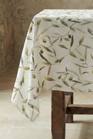Nappe antitache  - Blanc et vert